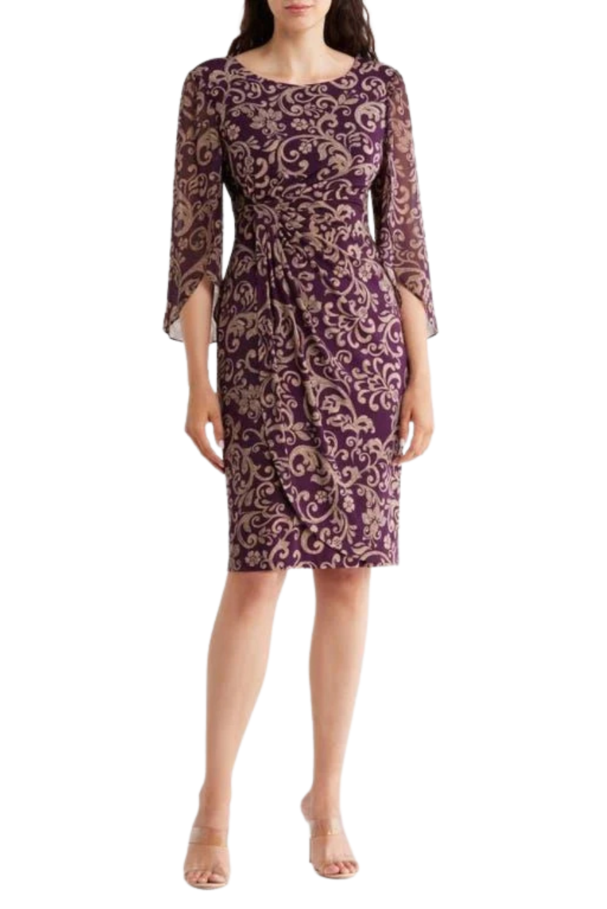 Printed Longsleeve Dress