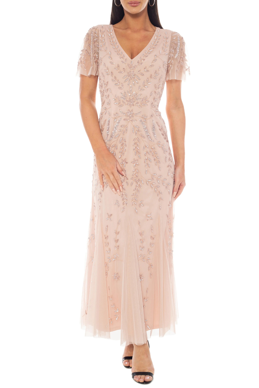 Chiffon Godet Gown