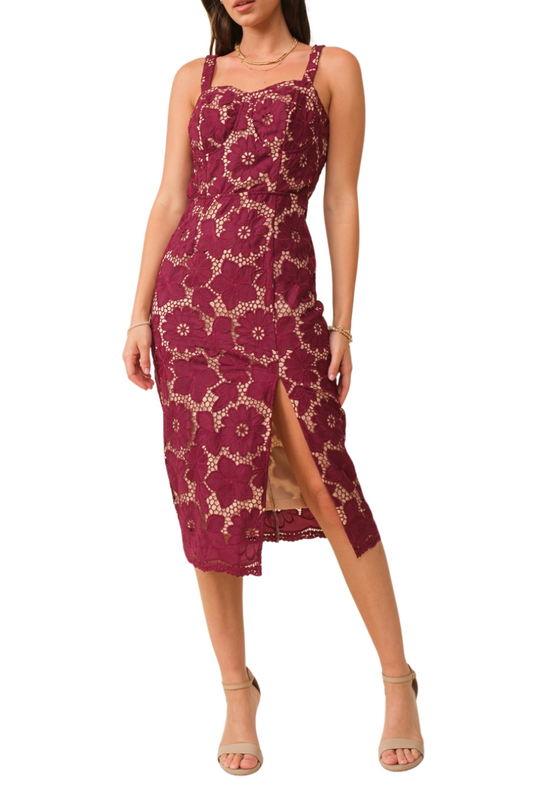 Lace Midi Dress