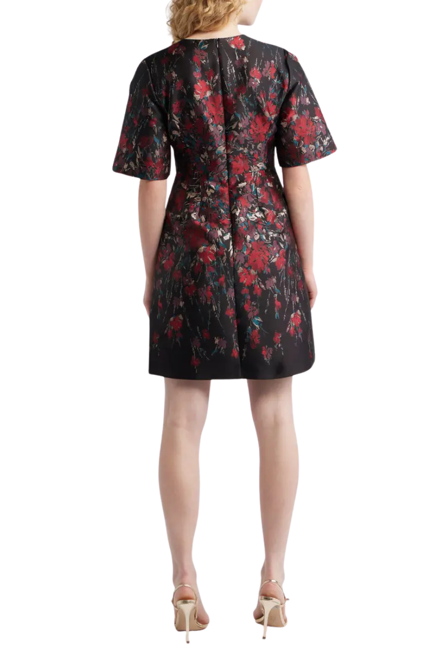 Fit and Flare Printed Dress