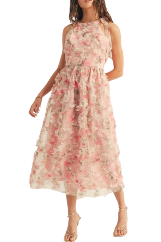 3D Floral Dress