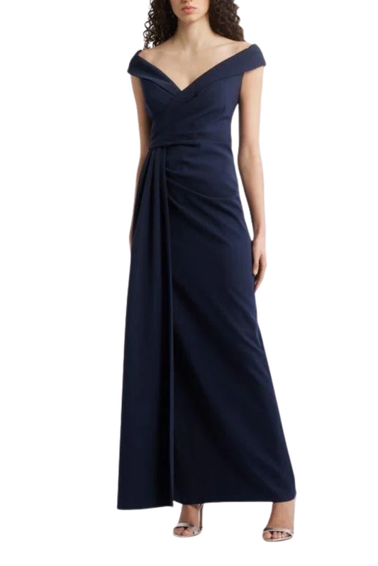 Drape Column Gown