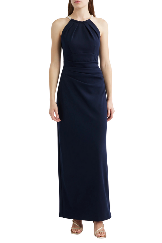 Pearl Halter Gown