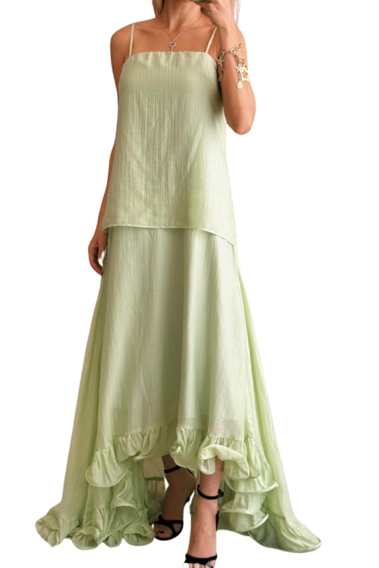 Ruffled Maxi