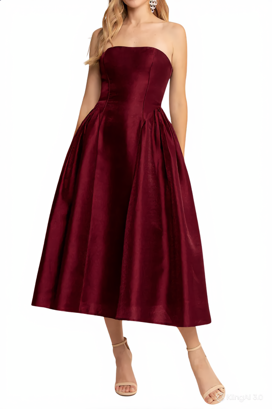 Strapless Midi