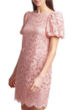 Puff Sleeve Lace Dress