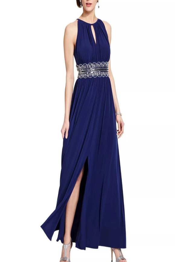 Keyhole Neck Gown