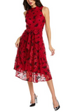 Rose Lace Midi Dress