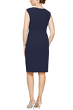 Ruffled Sheath Dress