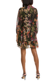 Floral Mock Neck Dress