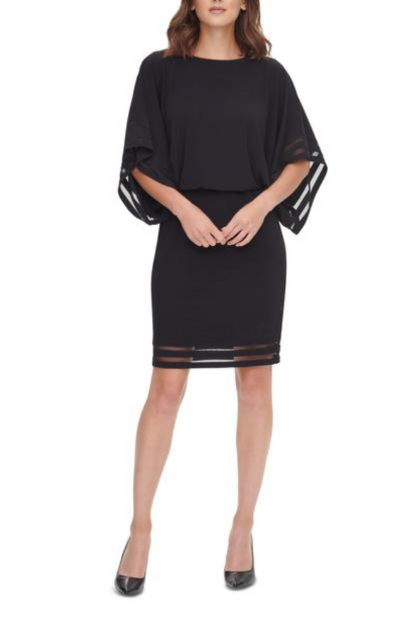 Sheer Sleeve Dress
