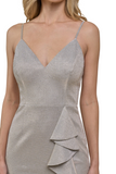 Cascading Ruffle Gown