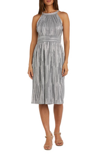 Halter Ruched Waist  Dress