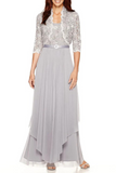 Lace Bolero Gown Set
