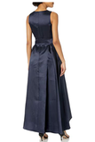 Tie Waist Mikado Gown