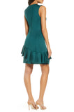 Asymmetrical Pleat Dress
