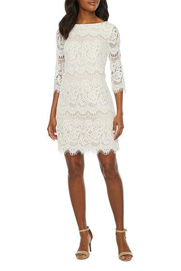 Scalloped Lace Dress