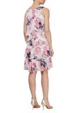 Cross Tiered Floral Dress