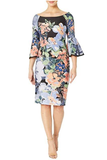 Bell Sleeves Floral  Dress