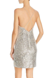 Sequin V-Neck Cocktail Dress