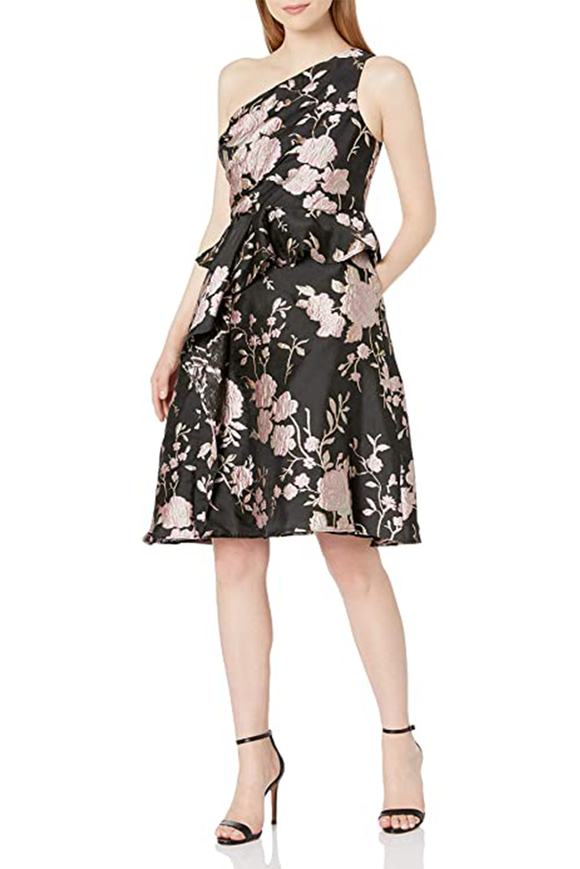 Floral Jacquard Dress
